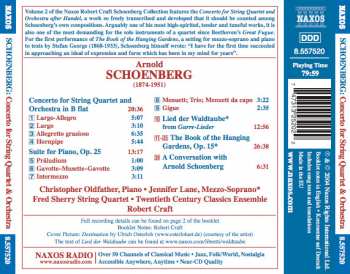 CD Robert Craft: Concerto For String Quartet (Lied Der Waldtaube • The Book Of The Hanging Gardens)