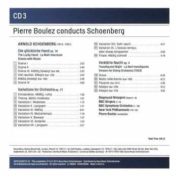 11CD/Box Set Arnold Schoenberg: Pierre Boulez conducts Schoenberg
