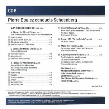 11CD/Box Set Arnold Schoenberg: Pierre Boulez conducts Schoenberg