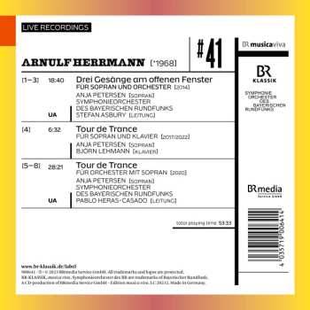 CD Symphonie-Orchester Des Bayerischen Rundfunks: Drei Gesänge Am Offenen Fenster; Tour De Trance