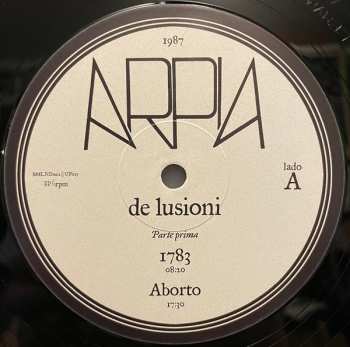 2LP Arpia: De Lusioni
