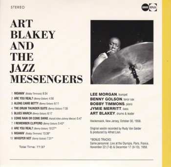 LP/CD Art Blakey & The Jazz Messengers: Moanin’
