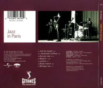 CD Art Blakey & The Jazz Messengers: 1958 Paris Olympia DIGI