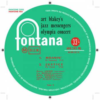 2LP Art Blakey & The Jazz Messengers: Olympia Concert LTD