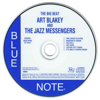 CD Art Blakey & The Jazz Messengers: The Big Beat LTD