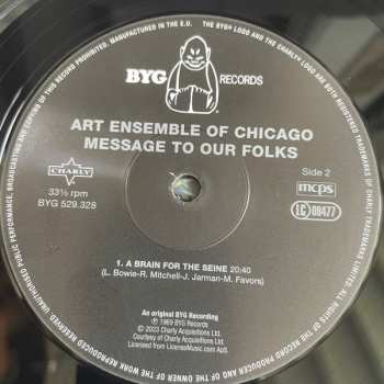 LP The Art Ensemble Of Chicago: Message To Our Folks