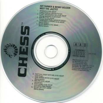 CD Art Farmer: Meet The Jazztet