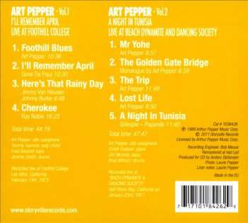 2CD Art Pepper: Live In The USA