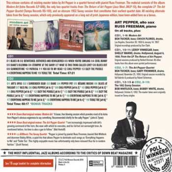 2CD Art Pepper Quartet: Modern Art: The Russ Freeman Sessions