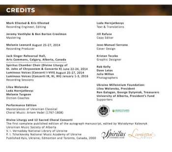 2CD Artemi Vedel: Twelve Sacred Choral Concerti & Divine Liturgy Of St. John Chrysostom