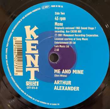 SP Arthur Alexander: Stay By Me / Me And Mine