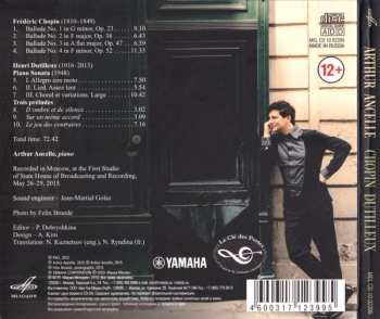 CD Frédéric Chopin: Chopin / Dutilleux