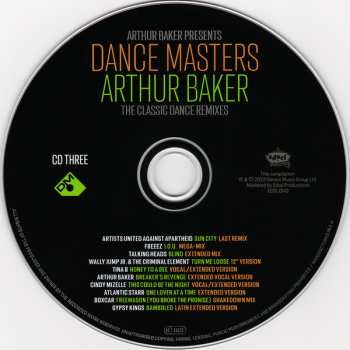 4CD Arthur Baker: Dance Masters: Arthur Baker (The Classic Dance Remixes)