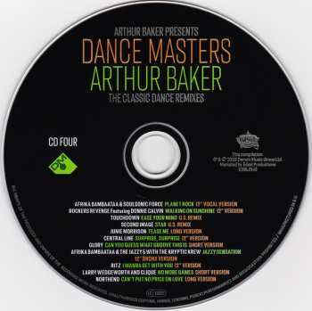 4CD Arthur Baker: Dance Masters: Arthur Baker (The Classic Dance Remixes)