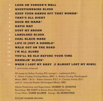 CD Arthur "Big Boy" Crudup: Look on Yonder's Wall