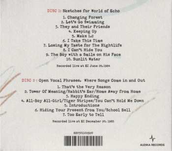 2CD Arthur Russell: Sketches For World Of Echo & Open Vocal Phrases Where Songs Come In And Out