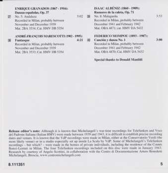 CD Arturo Benedetti Michelangeli: The Early Recordings - 1