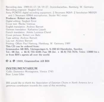 CD Arvo Pärt: Cello Concerto "Pro Et Contra" ■ Perpetuum Mobile ■ Symphony No. 1, "Polyphonic" ■ Symphony No. 2 ■ Symphony No. 3