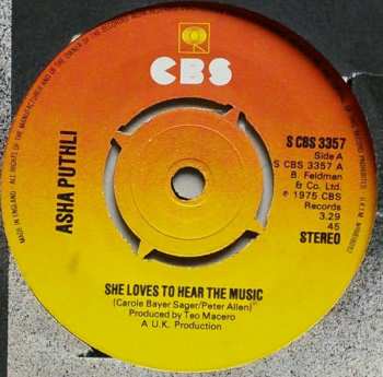 LP Asha Puthli: She Loves To Hear The Music