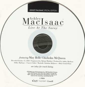 CD Ashley MacIsaac: Live At The Savoy