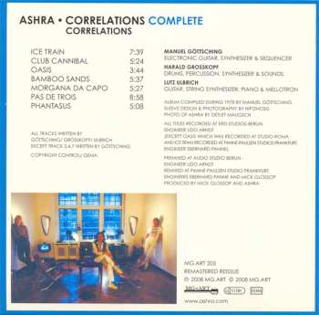 5CD/Box Set Ashra: Correlations Complete