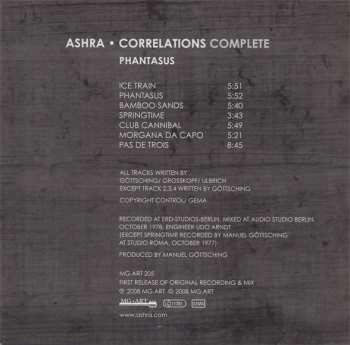 5CD/Box Set Ashra: Correlations Complete