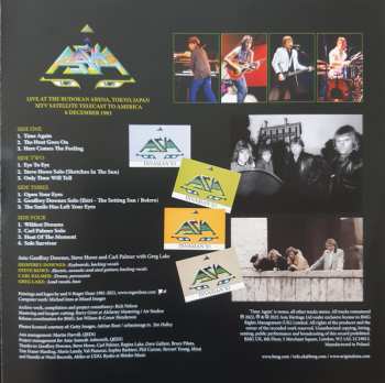 2LP Asia: Live At The Budokan Tokyo 1983 (MTV Satellite Telecast To America 6 December 1983)