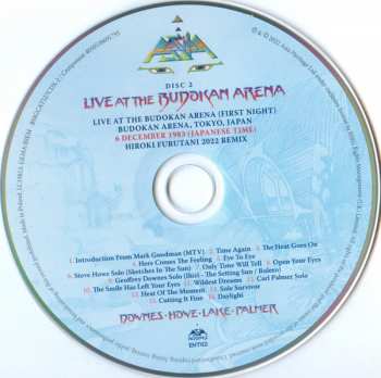 2LP/2CD/Box Set/Blu-ray Asia: Live At The Budokan Arena Tokyo, Japan 1983 DLX | LTD | CLR