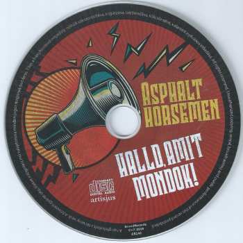 CD Asphalt Horsemen: Halld, Amit Mondok!