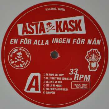 LP Asta Kask: En För Alla Ingen För Nån LTD | CLR