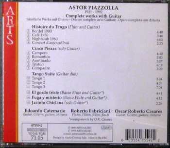 CD Astor Piazzolla: Complete Works With Guitar