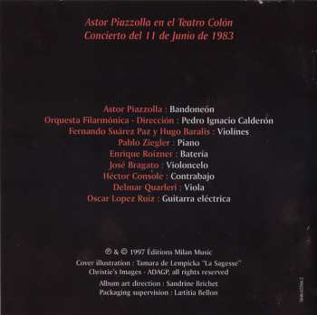CD Astor Piazzolla: Concierto de Nácar