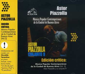 Album Astor Piazzolla Y Su Conjunto 9: Música Popular Contemporanea De La Ciudad De Buenos Aires, Volumen 2