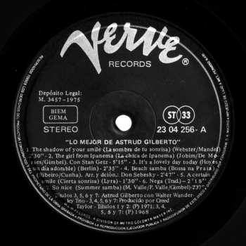 LP Astrud Gilberto: Lo Mejor De Astrud Gilberto
