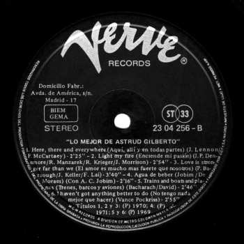 LP Astrud Gilberto: Lo Mejor De Astrud Gilberto