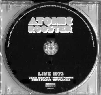 CD Atomic Rooster: Live 1972