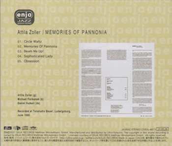 CD Attila Zoller: Memories Of Pannonia LTD