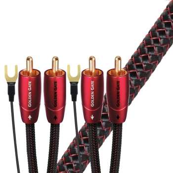 Hi-Fi Audioquest Golden Gate Turntable - Rca - Rca 1,5 M