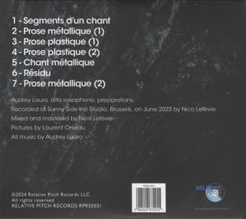 CD Audrey Lauro: Prose Métallique LTD
