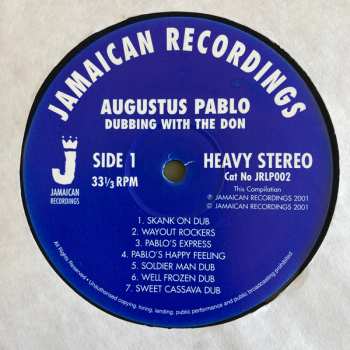 LP Augustus Pablo: Dubbing With The Don