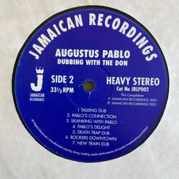 LP Augustus Pablo: Dubbing With The Don