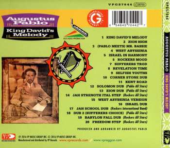CD Augustus Pablo: King David's Melody (Classic Instrumentals & Dubs) DLX