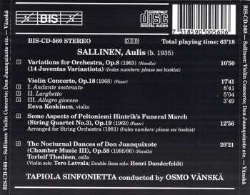 CD Aulis Sallinen: Variations For Orchestra / Violin Concerto / Some Aspects Of Peltoniemi Hintrik's Funeral March / The Nocturnal Dances Of Don Juanquixote