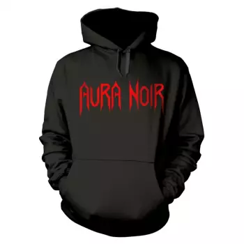 Hooded Sweatshirt Logo Aura Noir