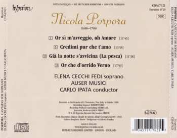 CD Carlo Ipata: Porpora: Or Sì M'Avveggio, Oh Amore - Cantatas for soprano