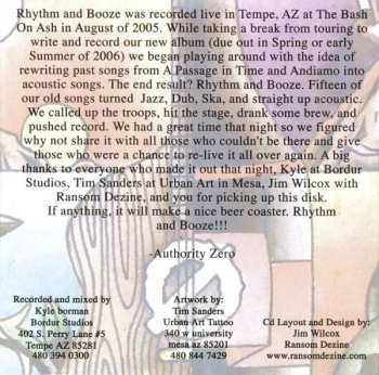 CD Authority Zero: Rhythm + Booze