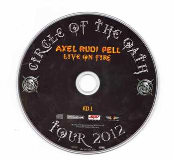 2CD Axel Rudi Pell: Live On Fire (Circle Of The Oath Tour 2012)