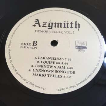 LP Azymuth: Demos (1973-75) Vol. 1
