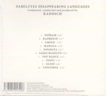 CD Philippe Kadosch: BabelEyes Disappearing Languages