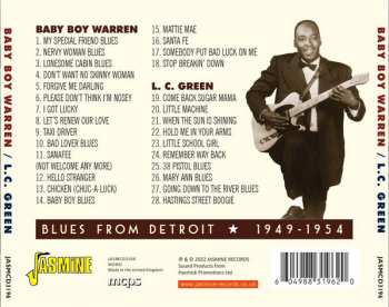 CD Baby Boy Warren: Blues From Detroit * 1949 - 1954
